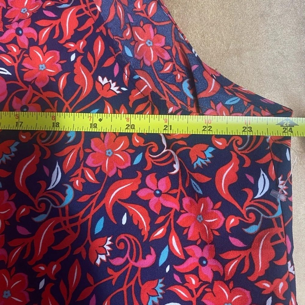 Ann Taylor Red and Blue Floral Dress - Picture 11 of 12